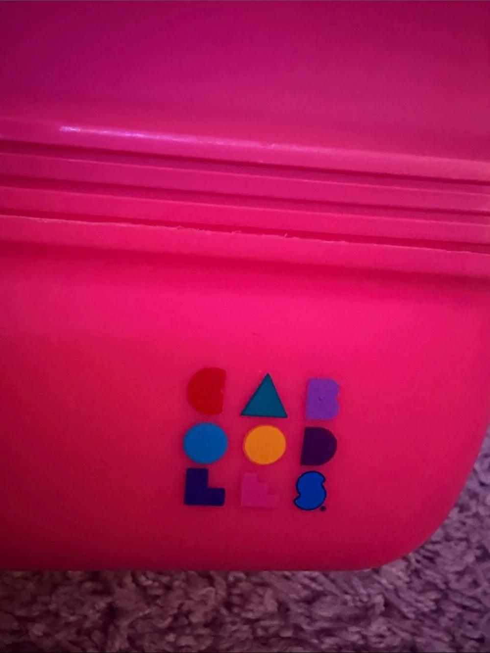 Caboodles vintage 1990’s Hot Pink Makeup Organizer Case